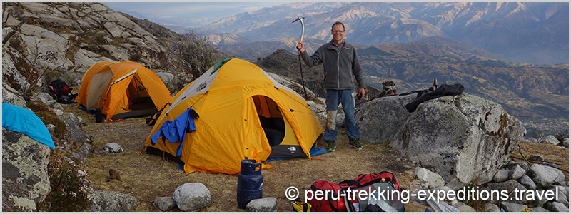 Peru: Our mountain tenst - The Vaude, Salewa and North Face