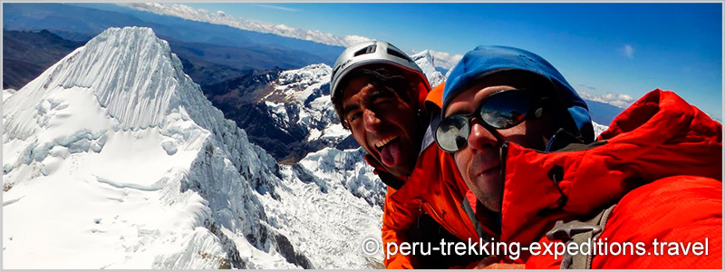 Peru: Trekking Huayhuash Climb Nevado Diablo Mudo (5350 m) & Climbing Nevado Vallunaraju (5686 m)