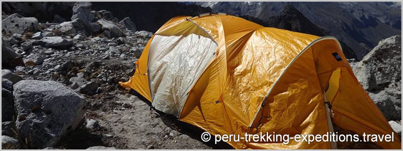 Peru: Expeditions Nevados Alpamayo (5947 m), Artesonraju (6025 m) and Huascaran (6768 m)